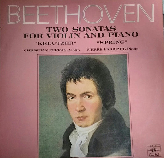 Beethoven*, Christian Ferras, Pierre Barbizet : Two Sonatas For Violin And Piano (LP)