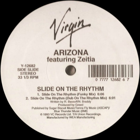 Arizona Featuring Zeeteah Massiah : Slide On The Rhythm (12")