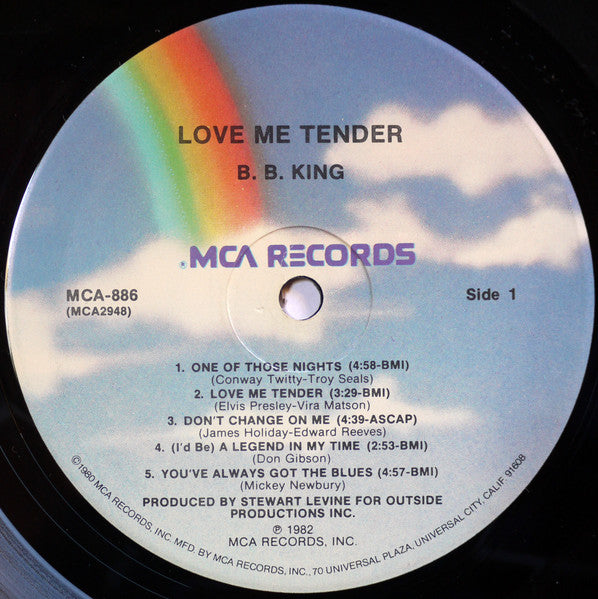 B.B. King : Love Me Tender (LP, Album)