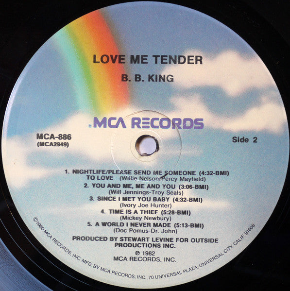B.B. King : Love Me Tender (LP, Album)