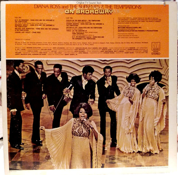 The Supremes & The Temptations : On Broadway (LP, Album, Gat)