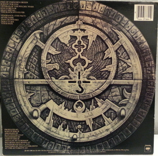 Blue Öyster Cult : Fire Of Unknown Origin (LP, Album, Ter)