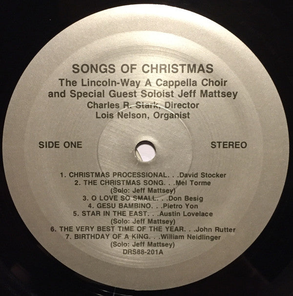 Lincoln-Way High School Music Department : Songs Of Christmas (LP)