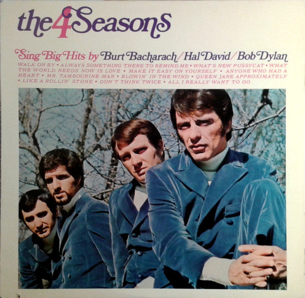 The Four Seasons : The 4 Seasons Sing Big Hits By Burt Bacharach... Hal David... Bob Dylan (LP, Album, Mono, RE, RM)