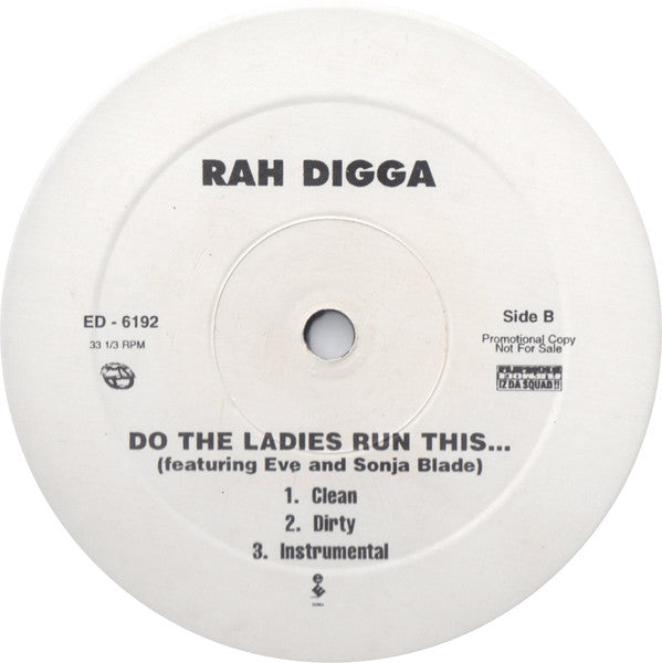 Rah Digga : Imperial / Do The Ladies Run This... (12", Promo)