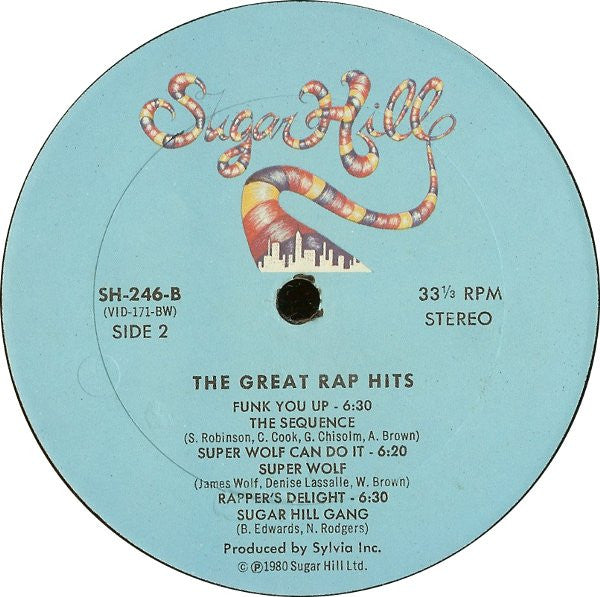Various : The Great Rap Hits (LP, Comp, Bes)
