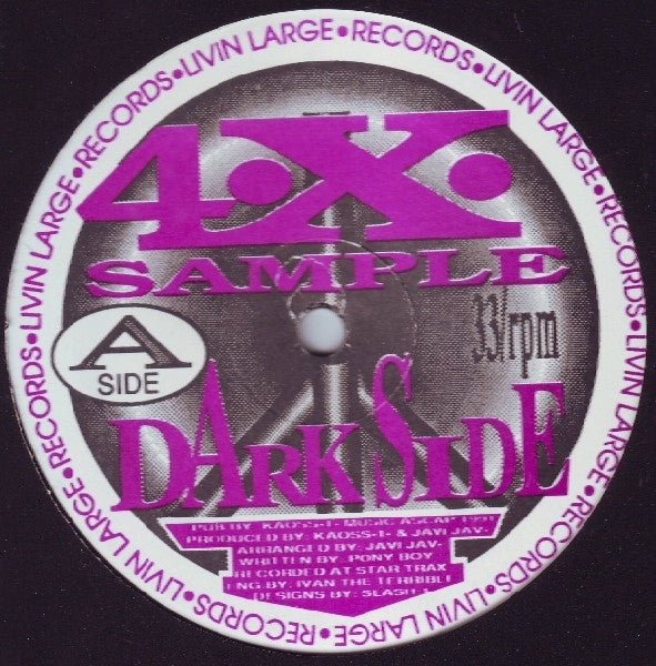 4.X. Sample : Darkside (12")