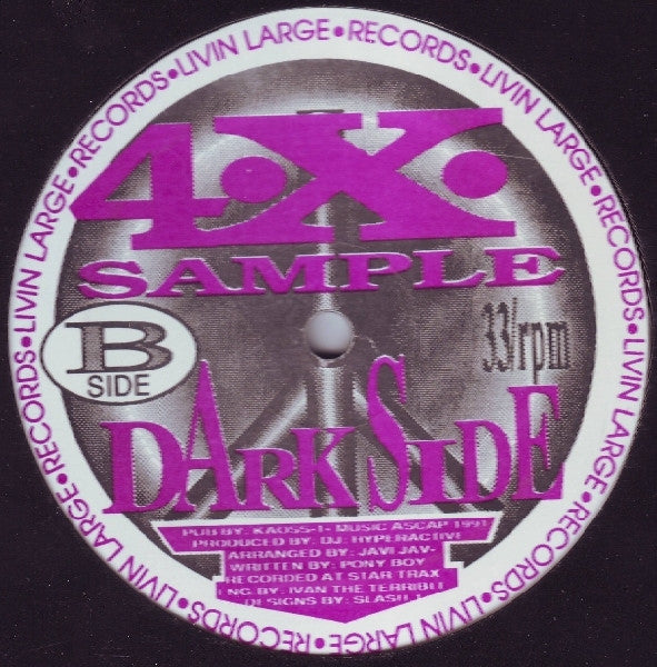 4.X. Sample : Darkside (12")