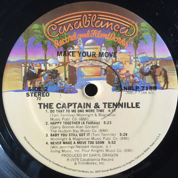 Captain And Tennille : Make Your Move (LP, Album, 72)