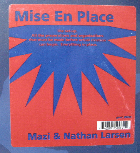 Mazi Namvar & Nathan Larsen : Mise En Place (12")
