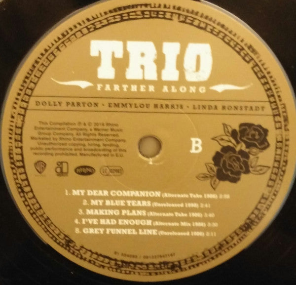Dolly Parton, Emmylou Harris, Linda Ronstadt : Trio: Farther Along (2xLP, 180)