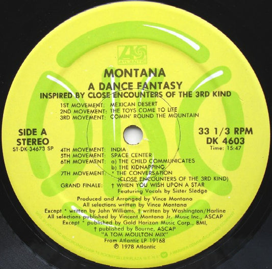 Montana : A Dance Fantasy / Warp Factor II (12")
