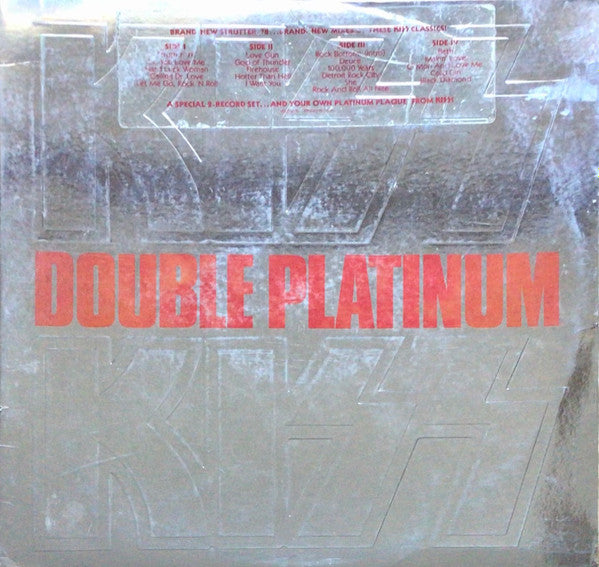 Kiss : Double Platinum (2xLP, Album, Comp, San)