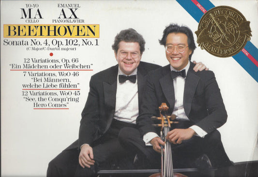 Ludwig van Beethoven, Yo-Yo Ma, Emanuel Ax : Sonata No. 4, Op. 102, No. 1 (LP, Album)