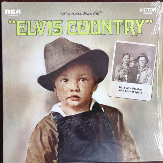 Elvis Presley : Elvis Country (I'm 10,000 Years Old) (LP, Album, Hol)