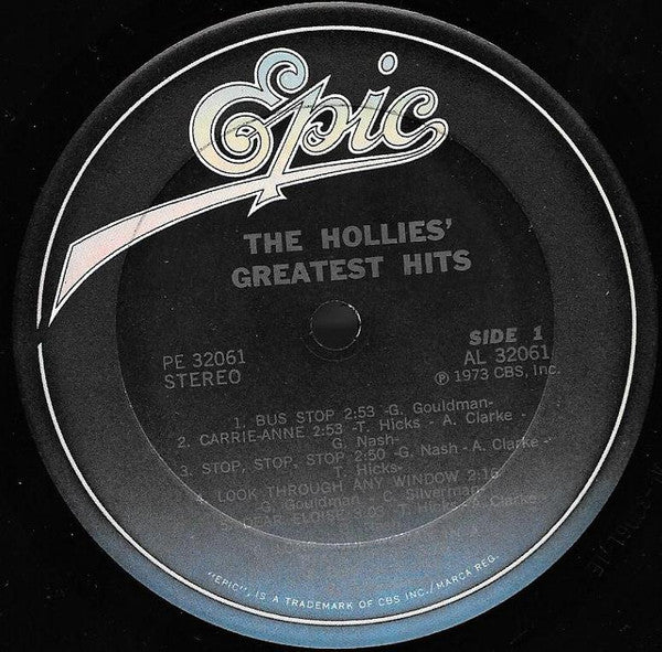 The Hollies : The Hollies' Greatest Hits (LP, Comp, RE, Ter)