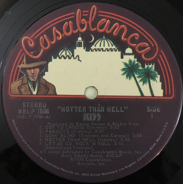 Kiss : Hotter Than Hell (LP, Album, RP, Ter)