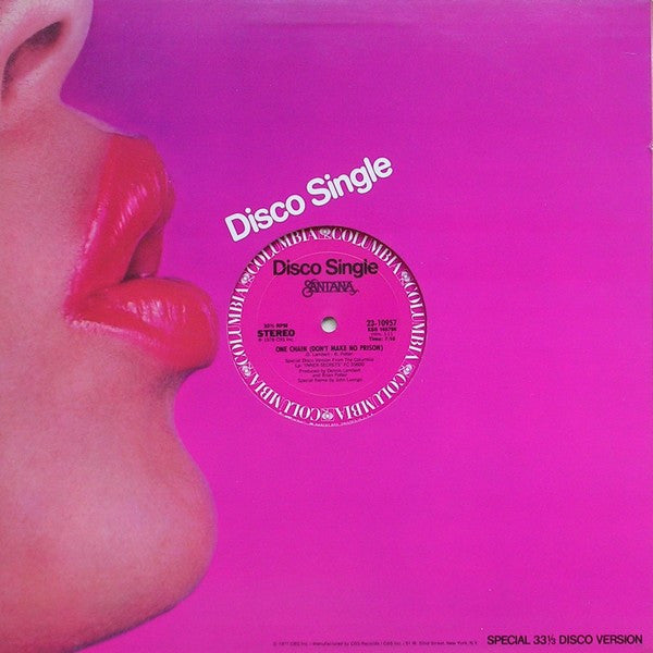 Santana : One Chain (Don't Make No Prison) (12", Pit)