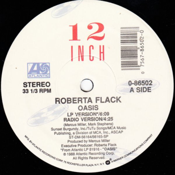 Roberta Flack : Oasis (12")