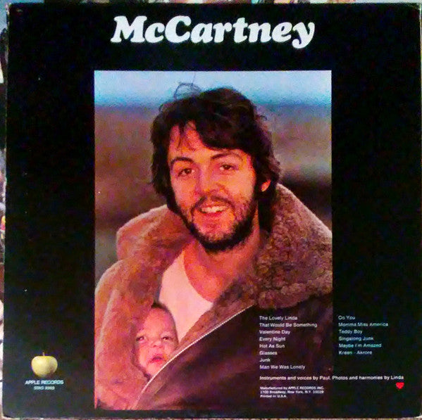 McCartney* : McCartney (LP, Album, Jac)