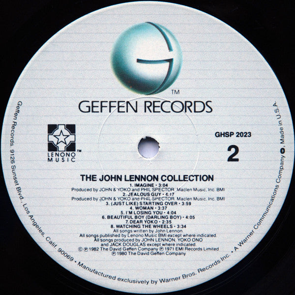 John Lennon : The John Lennon Collection (LP, Comp, All)