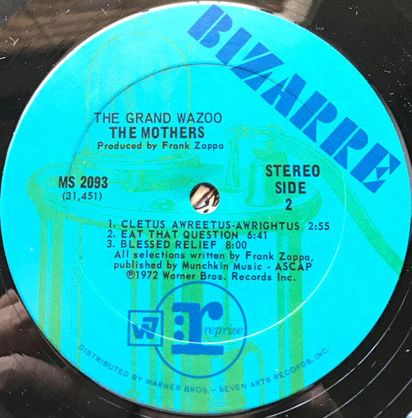 The Mothers : The Grand Wazoo (LP, Album, Ter)