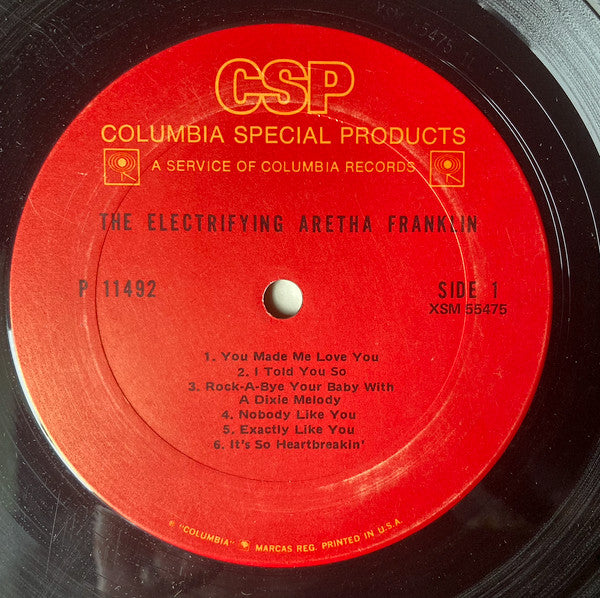 Aretha Franklin : The Electrifying Aretha Franklin (LP, Album, CSP)