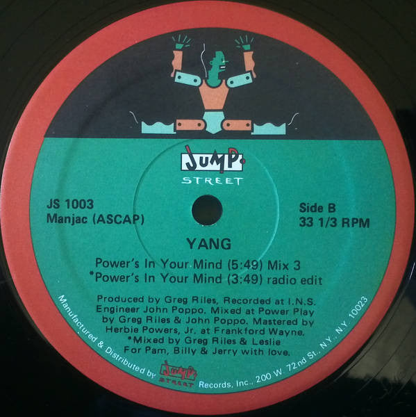 Yang : Power's In Your Mind (12")