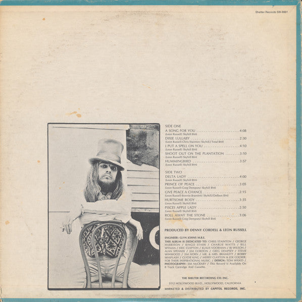 Leon Russell : Leon Russell (LP, Album, RE)