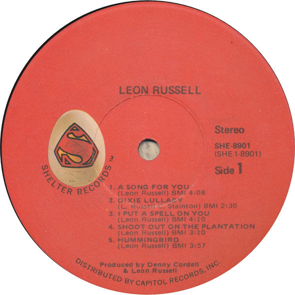 Leon Russell : Leon Russell (LP, Album, RE)