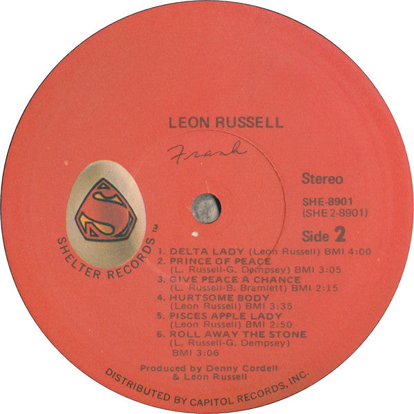 Leon Russell : Leon Russell (LP, Album, RE)