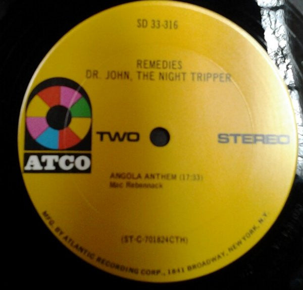 Dr. John, The Night Tripper* : Remedies (LP, Album, CTH)