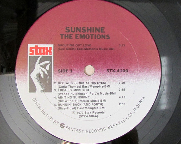 The Emotions : Sunshine (LP, Album)