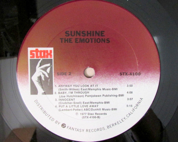 The Emotions : Sunshine (LP, Album)