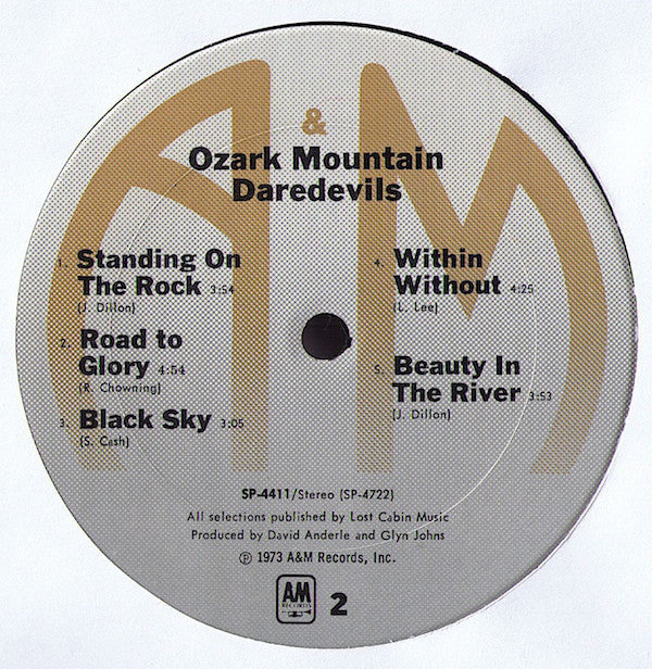 The Ozark Mountain Daredevils : The Ozark Mountain Daredevils (LP, Album, Ter)