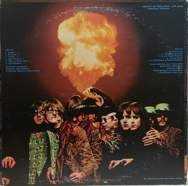 Jefferson Airplane : Crown Of Creation (LP, Album, RP, RCA)