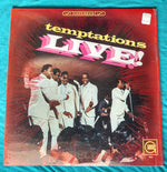 The Temptations : Temptations Live! (LP, Album, RE, Ind)