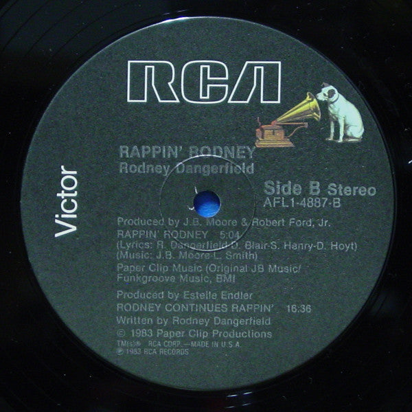 Rodney Dangerfield : Rappin' Rodney (LP, Album, RE)