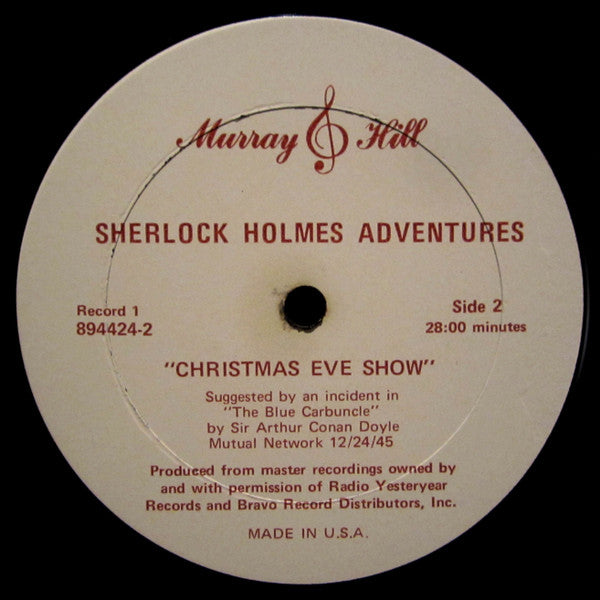 Basil Rathbone With Nigel Bruce : Sherlock Holmes Adventures (2xLP, Album, Gat)