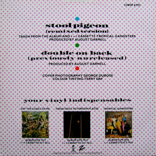 Kid Creole And The Coconuts : Stool Pigeon (12", Single)