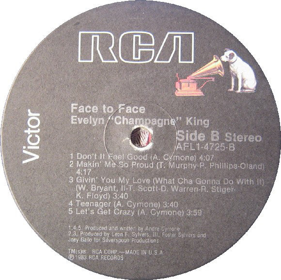Evelyn King : Face To Face (LP, Album)