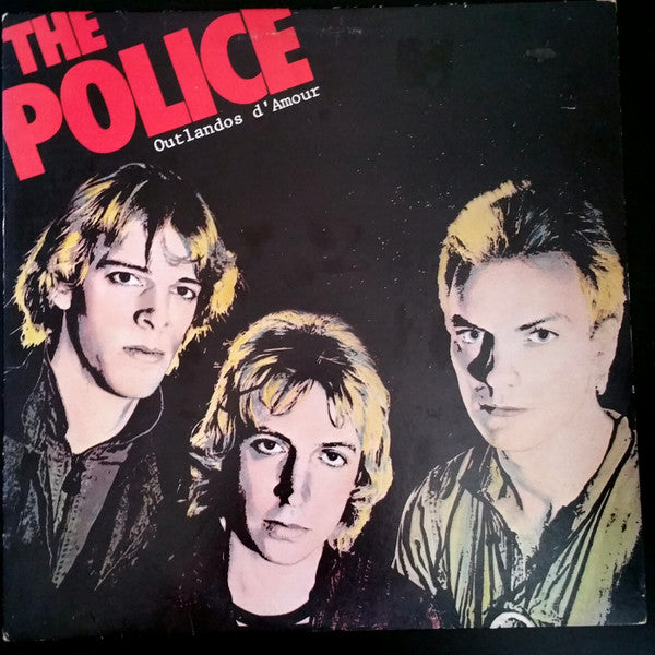 The Police : Outlandos D'Amour (LP, Album, Red)