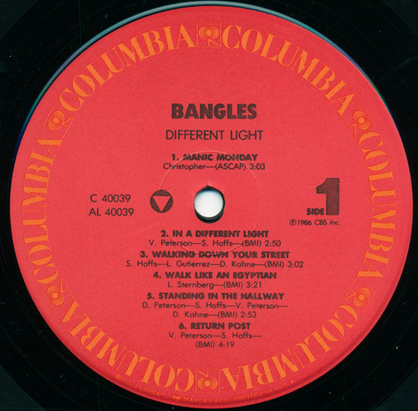 Bangles : Different Light (LP, Album)