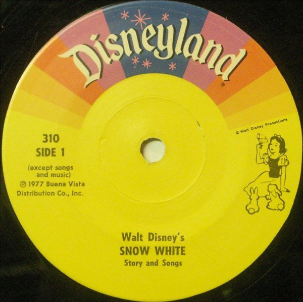 Unknown Artist : Walt Disney's Story Of Snow White And The Seven Dwarfs (7")