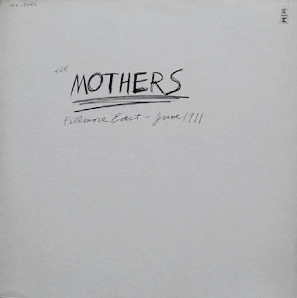 The Mothers : Fillmore East - June 1971 (LP, Album, Club)