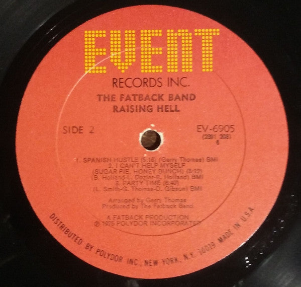 The Fatback Band : Raising Hell (LP, Album)