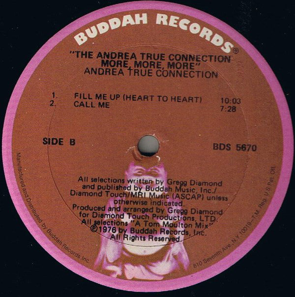 Andrea True Connection : More, More, More (LP, Album, M/Print, Gol)