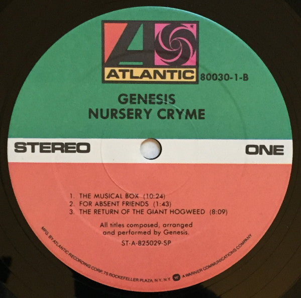 Genesis : Nursery Cryme (LP, Album, RE)
