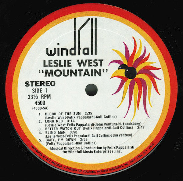 Leslie West : Mountain (LP, Album, Mon)