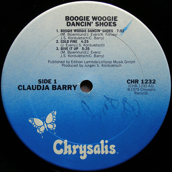 Claudja Barry : Boogie Woogie Dancin' Shoes (LP, Album, San)